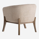 Sillón de madera de mango y algodón en color marrón 73 x 79 x 75 cm
