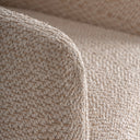 Sillón de madera de mango y algodón en color marrón 73 x 79 x 75 cm – detalle
