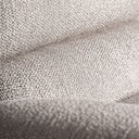 Sillón de madera de olmo y poliéster en color marrón – detalle