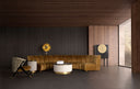 Sillón de madera de pino y madera de caucho en color negro – ambiente