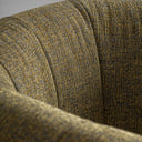 Sillón de madera de pino y poliéster en color pistacho – detalle