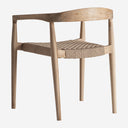 Sillón de madera de teca en color marrón claro 59 x 53 x 74 cm (pack de 2)