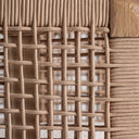 Sillón de madera de teca reciclada en color marrón 85 x 94 x 70 cm – detalle