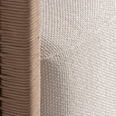 Sillón de madera de teca reciclada en color marrón 85 x 94 x 70 cm – detalle