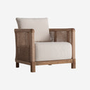 Sillón de madera de teca reciclada en color marrón 85 x 94 x 70 cm