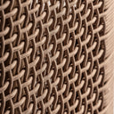 Sillón de madera de teca reciclada en color marrón natural – detalle