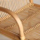 Sillón de ratán en color marrón – detalle