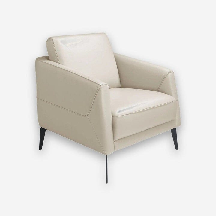 Sillón piel gris taupe - Sillón - El Workshop-