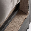 Sillón tapizado en poliéster 113 x 89 x 77 cm – detalle