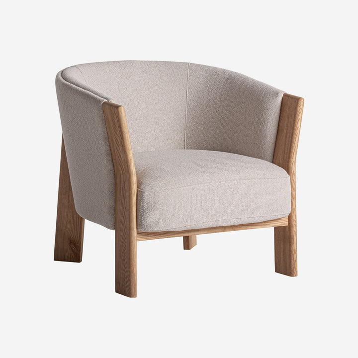 Sillón tapizado en poliéster 69 x 70 x 69 cm