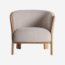 Sillón tapizado en poliéster 69 x 70 x 69 cm