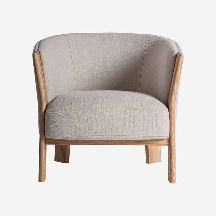 Sillón tapizado en poliéster 69 x 70 x 69 cm
