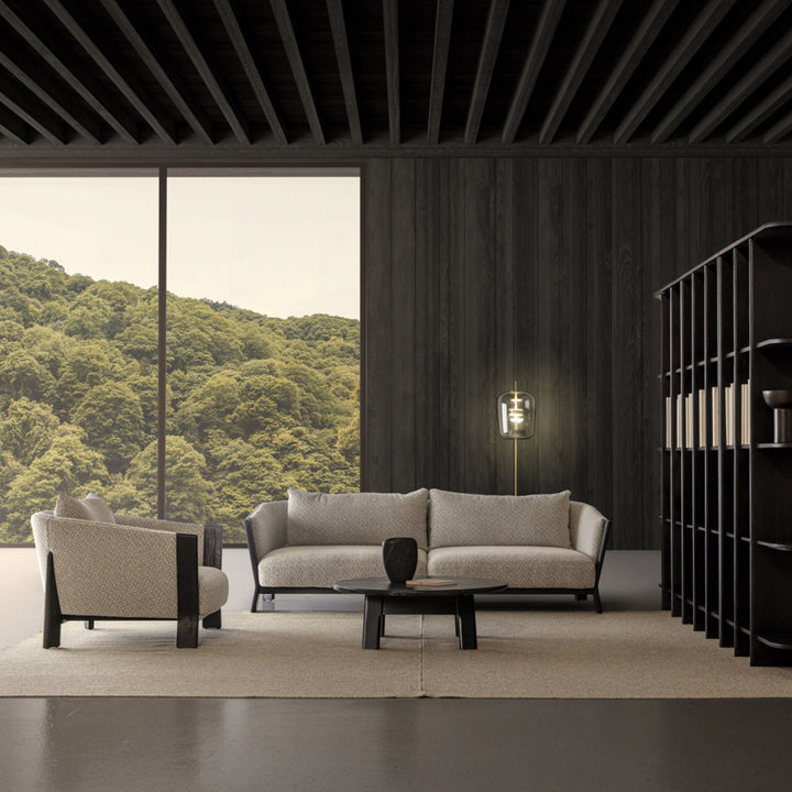 Sillón tapizado en poliéster 92 x 100 x 79 cm – ambiente