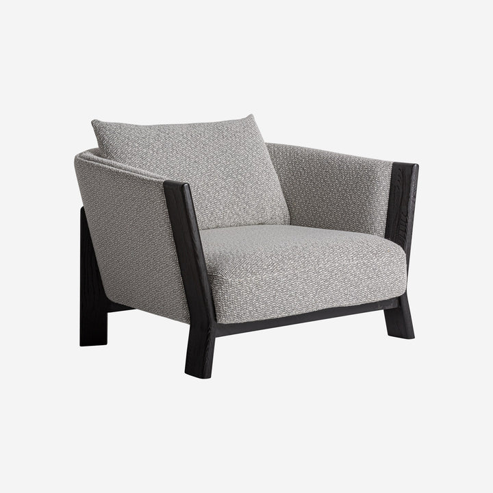 Sillón tapizado en poliéster 92 x 100 x 79 cm