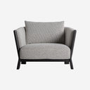 Sillón tapizado en poliéster 92 x 100 x 79 cm