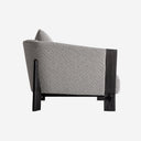 Sillón tapizado en poliéster 92 x 100 x 79 cm