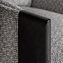 Sillón tapizado en poliéster 92 x 100 x 79 cm – detalle
