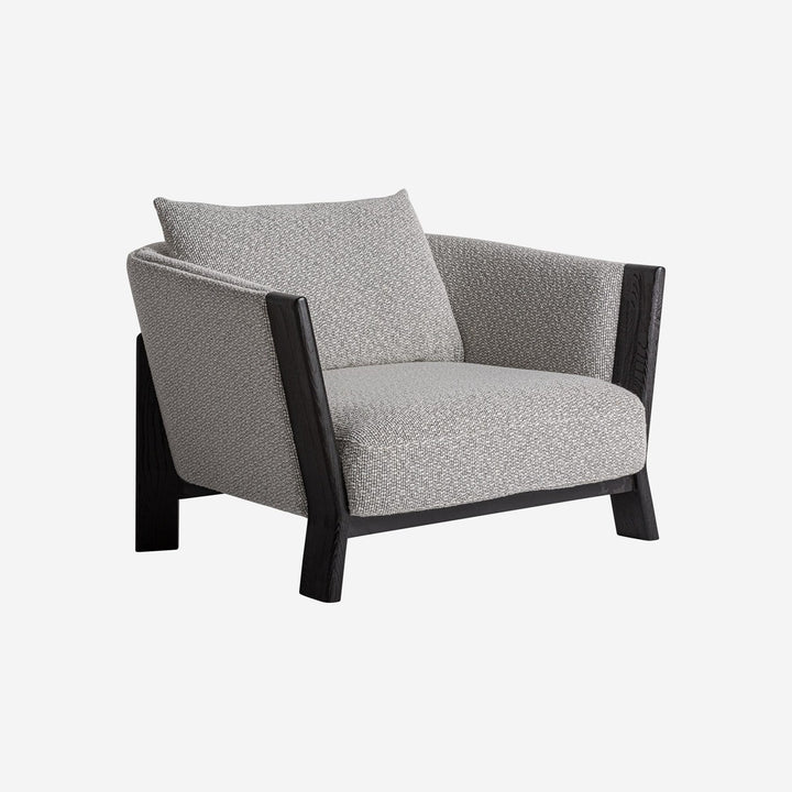 Sillón tapizado en poliéster 92 x 100 x 79 cm