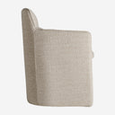 Sillón tapizado en poliéster en color beige 61 x 66 x 86 cm