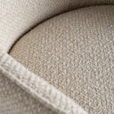 Sillón tapizado en poliéster en color beige 61 x 66 x 86 cm – detalle