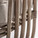 Sillón tapizado en poliéster en color beige 66 x 70 x 76 cm – detalle