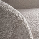 Sillón tapizado en poliéster en color beige 98 x 93 x 84 cm – detalle