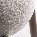 Sillón tapizado en poliéster en color beige 98 x 93 x 84 cm – detalle