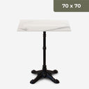 Sobre de mesa compacto núcleo blanco 70x70 cm, foto de producto (2)