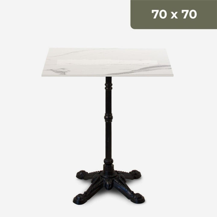 Sobre de mesa compacto núcleo blanco 70x70 cm, foto de producto (2)