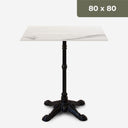 Sobre de mesa compacto núcleo blanco 80x80 cm, foto de producto (2)