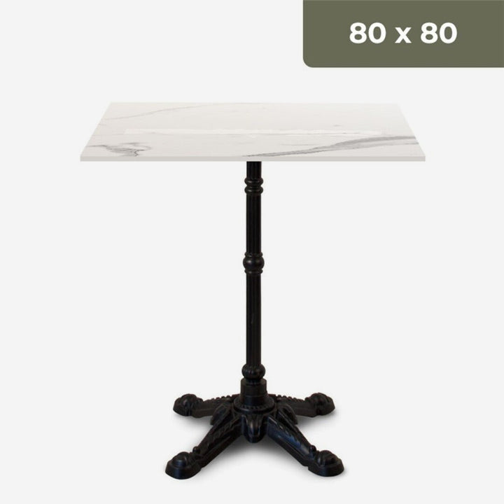 Sobre de mesa compacto núcleo blanco 80x80 cm, foto de producto (2)