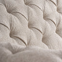 Sofá de madera de fresno y poliéster en color marrón 271 x 85 x 78 cm – detalle