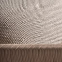Sofá de madera de teca reciclada en color marrón natural 240 x 90 x 70 cm – detalle