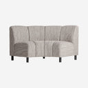 Sofá modular – Beige jaspeado / 175 x 85 x 88 cm / Poliéster y madera de caucho