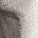 Sofá modular de madera de pino y poliéster en color negro – 176 x 75 x 88 cm – detalle