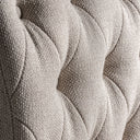 Sofá modular de madera de pino y poliéster en color negro – detalle