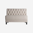 Sofá modular de madera de pino y poliéster en color negro