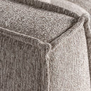 Sofá modular tapizado en poliéster de inspiración art déco – detalle