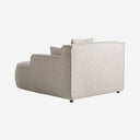 Sofá modular tapizado en poliéster en color beige 123 x 154 x 81 cm