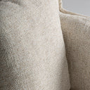 Sofá modular tapizado en poliéster en color beige 123 x 154 x 81 cm – detalle