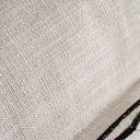 Sofá modular tapizado en poliéster en color blanco roto de estilo clásico – Diseño 3 / Central / 98 x 108 x 93 cm – detalle