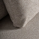 Sofá modular tapizado en poliéster en color crema 101 x 165 x 90 cm – detalle