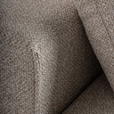 Sofá modular tapizado en poliéster en color crema 101 x 165 x 90 cm – detalle