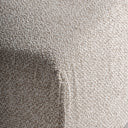 Sofá modular tapizado en poliéster en color crema de líneas contemporáneas – detalle