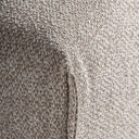 Sofá modular tapizado en poliéster en color crema de líneas contemporáneas – Reposapiés / 101 x 66 x 41 cm – detalle