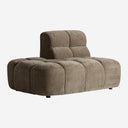 Sofá modular tapizado en poliéster en color verde – Esquinero / 134 x 98 x 80 cm