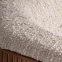 Sofá tapizado en poliéster en color beige 163 x 91 x 70 cm – detalle