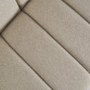 Sofá tapizado en poliéster en color beige 243 x 97 x 74 cm – detalle