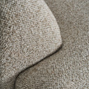 Sofá tapizado en poliéster en color beige 264 x 106 x 88 cm – detalle