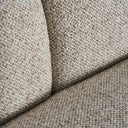 Sofá tapizado en poliéster en color beige 264 x 106 x 88 cm – detalle